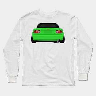 Miata rear Lime-green Long Sleeve T-Shirt